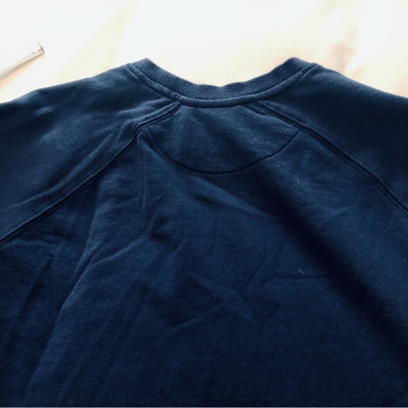 Unisex 1X FILA PREMIUM ESSENTIAL CREWNECK SWEATSHIRT NAVY Vintage - Picture 4 of 13